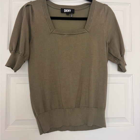 DKNY Khaki Women's Crew Neck Sweater - Picture 1 of 2